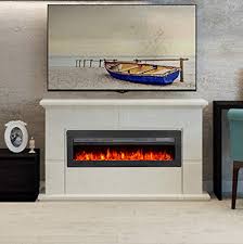 ergosoft electric fireplace insert wall