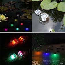 Solar Floating Light Pond Light Submersible Pool Light Hanging Ball Lights With Color Changing Waterproof Plastic