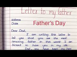 letter to my father father s day