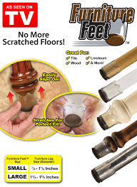 furniture feet floor protectors flexible large 8 piece value pack