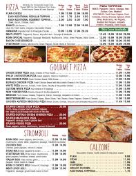 our menu roma s diner pizzeria
