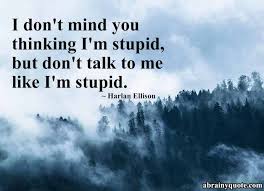 Stupid stupid stupid is the second album by british band black grape. Stupid Quotes Abrainyquote