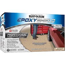 rust oleum dunes tan floor coating kit 238466