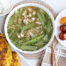 vietnamese chayote squash soup with