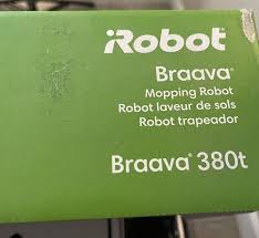 irobot braava 380t black robot mop for