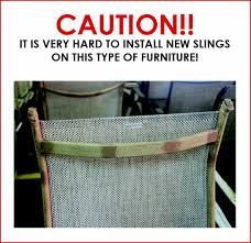 Fabric Sling Replacement Patio Chair