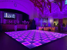 led lighted dance floor lighted theme