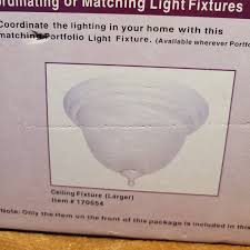 Portfolio Lighting Ceiling Fixture For