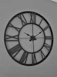 Extra Large Metal Wall Clock Oversized