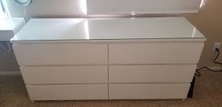 Ikea Malm 6 Drawer Dresser White