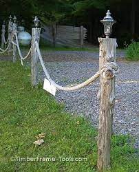 rustic outdoor lamp posts