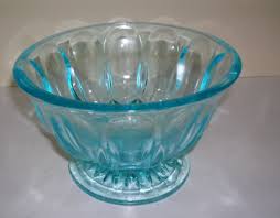 Fairfield Blue Glass Bowl Candy Dish