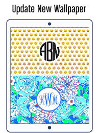 monogram wallpapers pattern on the