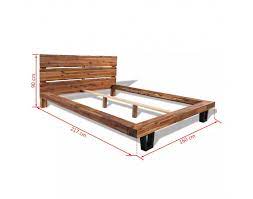 Комбинирайте го със стилна рамка, за да получите едно незаменимо легло. Sonata Ramka Za Leglo Akaciya Masiv 140x200 Cm