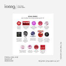 ioma paris fresh gel eye makeup remover