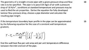 Geometry Of A Straight Circular Pipe
