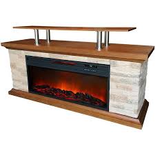 Faux Stone Media Fireplace Heater