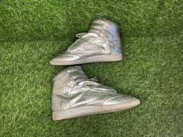 maison margiela metallic silver