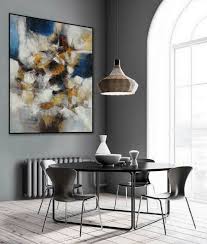 large abstract canvas framed wall art