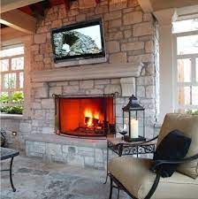 Outdoor Stone Fireplaces Earthworks