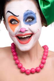 clown makeup stock photos royalty free