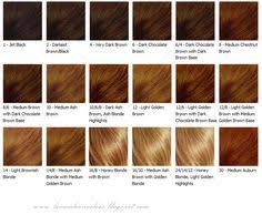 Hair Color Chart For Womens And Hair Color Chart Pictures