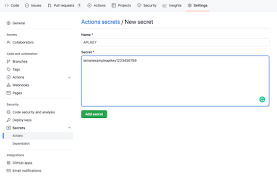 how to use github actions environment