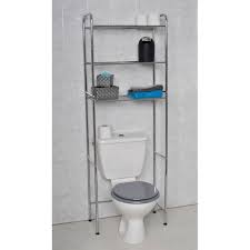 Meuble wc gifi / etagere wc acier meuble rangement rangement pas cher etagere wc : Meuble Wc Metal Chrome Cdiscount Maison