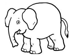 10 gambar sketsa gajah paling mudah bagus clipart portal. Gambar Gajah Hitam Putih