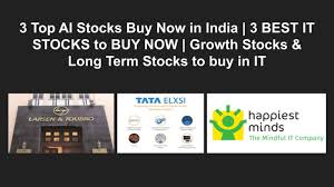 3 top ai stocks now in india 3