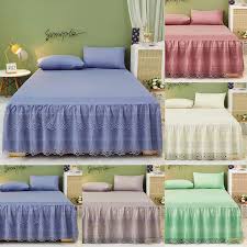 Bed Skirt Lace Bedspread Pillowcases