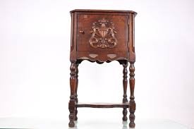 Lot Antique Side Table Humidor