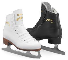 Ice Skates Graf Ace Size 3 M White Only Sale