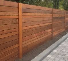 great horizontal wood fence panels the