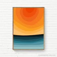 Bright Colors Abstract Minimalist