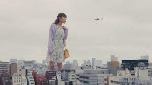 Giantess Comercial - Giantess Woman Japan - YouTube