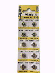 10 pcs vinnic l736f lr41 ag3 192 1 5v alkaline batteries alkaline battery alkaline 10 things
