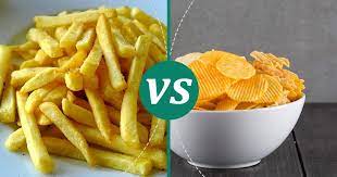 potato chips vs fries french fries