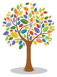 Colorful Tree Logo Icon Ilration