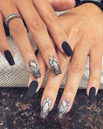 21 mesmerizing acrylic nail designs naildesignsjournal com. 23 Black Acrylic Nails You Need To Try Immediately Stayglam