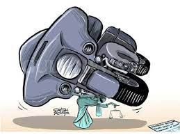 Contempt of court cartoon 1 of 1. Cartoon From Satish Acharya Prashant Bhushan And Contempt Of Court In India Cartoons Gulf News