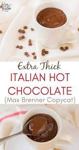 thick italian hot chocolate max