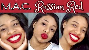 mac russian red matte lipstick