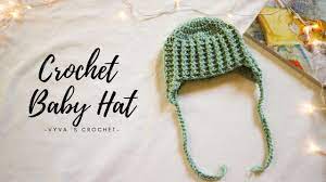 Crochet Baby Hat| Hướng dẫn móc mũ len kiểu che tai cho bé trai sơ sinh