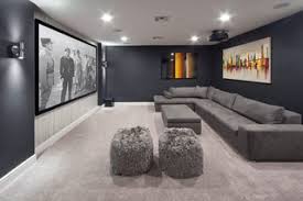 75 beautiful home cinema with carpet