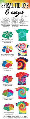 6 Ways To Do Spiral Tie Dye How To Tie Dye And Get Great