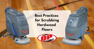 scrubbing hardwood floors