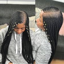 You can find a braid that matches pick up some hair from the back (from below the crown), weave it into a braid, and secure it with an elastic band. Braid Hairstyles With Weave 2018 11 Latest Ankara Styles And Aso Ebi 2021
