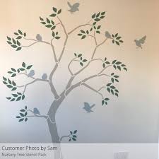 Tree Stencils Nursery Stencils Wall