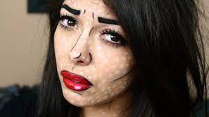 easy halloween makeup tutorial comic